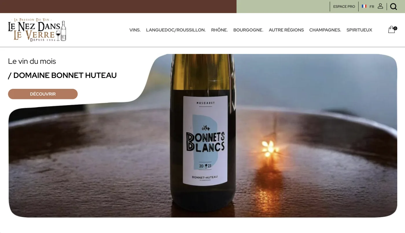 Screenshot Le Nez dans le Verre